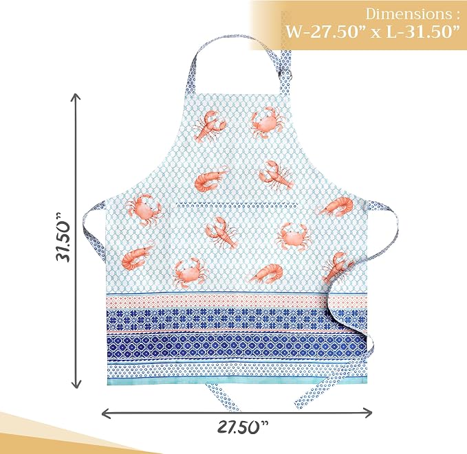 Maison d' Hermine 100% Cotton Apron for women with Pocket Kitchen Chef Apron for Men Cooking Mothers Day Gifts - Image 4