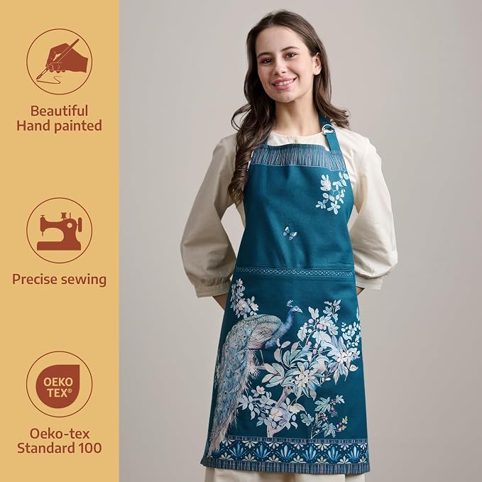 Maison d' Hermine 100% Cotton Apron for women with Pocket Kitchen Chef Apron for Men Cooking Mothers Day Gifts - Image 2
