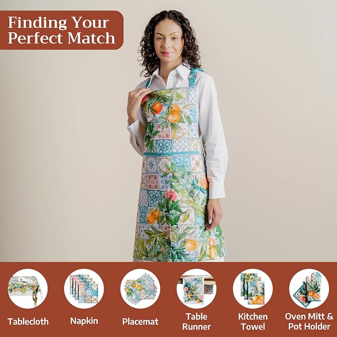 Maison d' Hermine 100% Cotton Apron for women with Pocket Kitchen Chef Apron for Men Cooking Mothers Day Gifts - Image 4