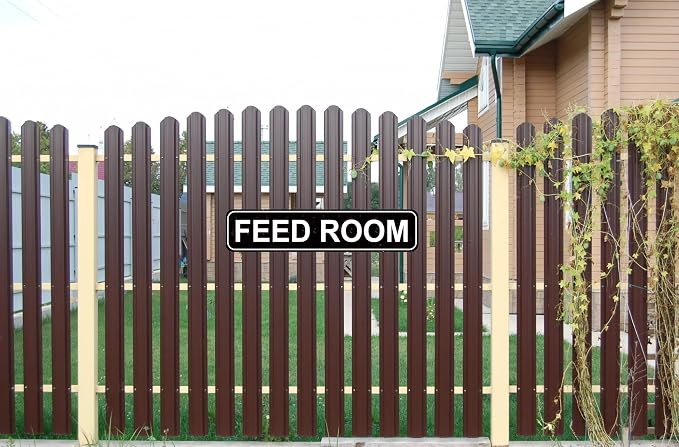 Feed Room Sign - Barn Ranch Farm Tack Room Rustic Street Metal Sign or Door Name Plate Plaque Metal Sign 16 x 4 inch - Image 4