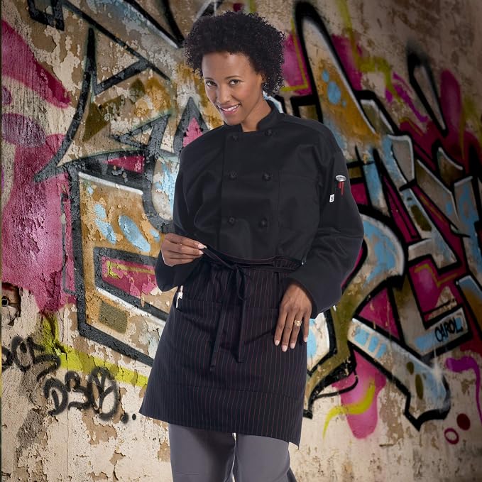 Uncommon Threads Unisex Half Waist Apron with Two Pockets - Image 3