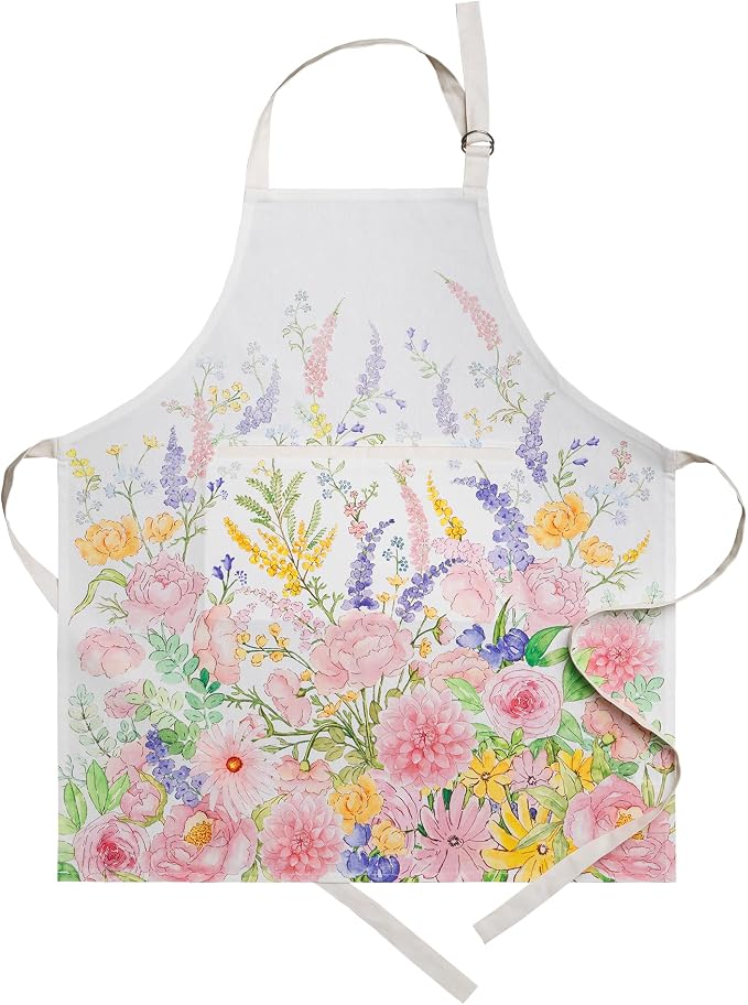 Maison d' Hermine 100% Cotton Apron for women with Pocket Kitchen Chef Apron for Men Cooking Mothers Day Gifts by MaisondHermine
