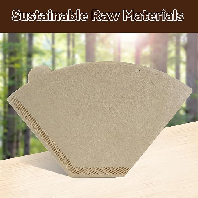 100PCS Coffee Paper Filters for Beautiful 14-Cup Programmable Drip Coffee Maker