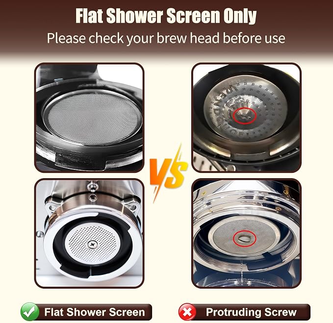 51mm Puck Screen 2 Pack, 0.8mm Thickness 150μm Reusable Espresso Puck Screen, Dual-Layer 316 Stainless Steel Coffee Filter Screen for 51mm Portafilter Basket, Even Extraction Barista Tool - Image 3