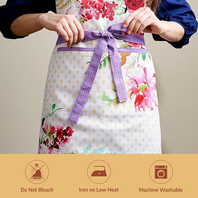 Maison d' Hermine 100% Cotton Apron for women with Pocket Kitchen Chef Apron for Men Cooking Mothers Day Gifts - Image 8