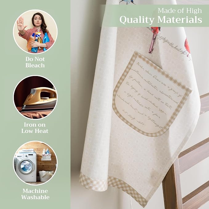 Maison d' Hermine 100% Cotton Apron for women with Pocket Kitchen Chef Apron for Men Cooking Mothers Day Gifts - Image 3