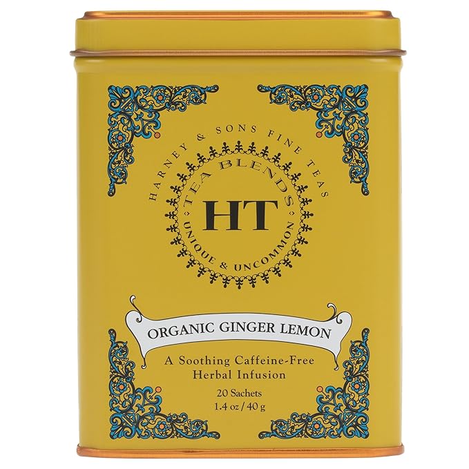 Harney & Sons Organic Ginger Lemon Tea, 20 Count