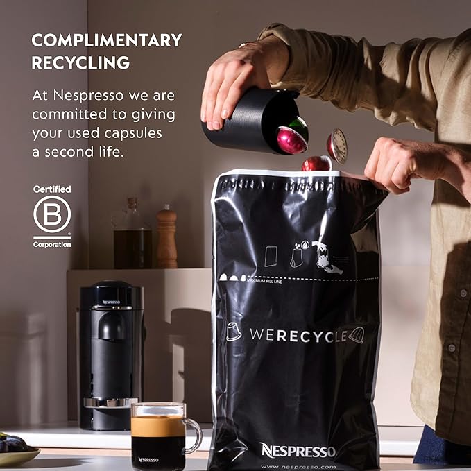 Nespresso Capsules OriginalLine, Arpeggio, Dark Roast Espresso, 50-Count Espresso Coffee Pods