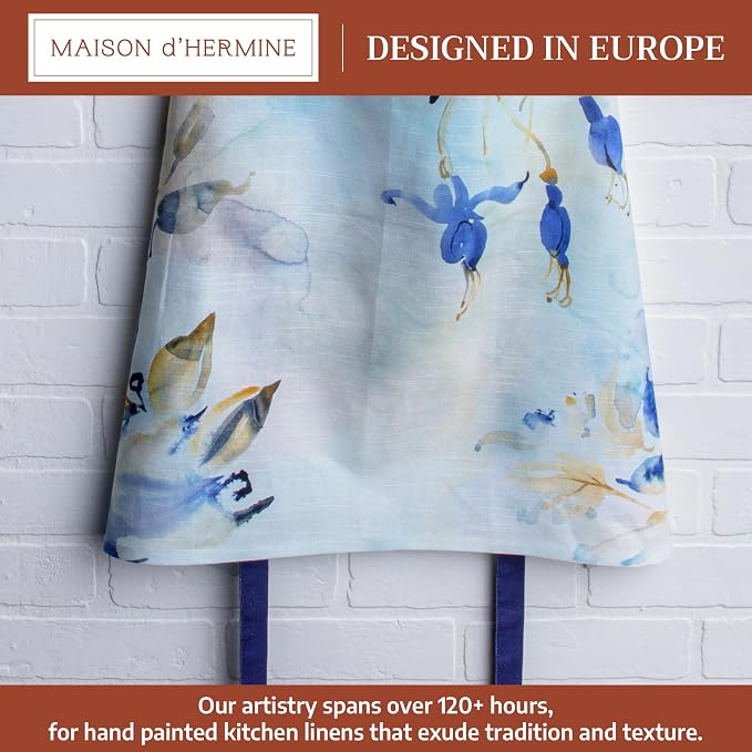 Maison d' Hermine 100% Cotton Apron for women with Pocket Kitchen Chef Apron for Men Cooking Mothers Day Gifts - Image 2