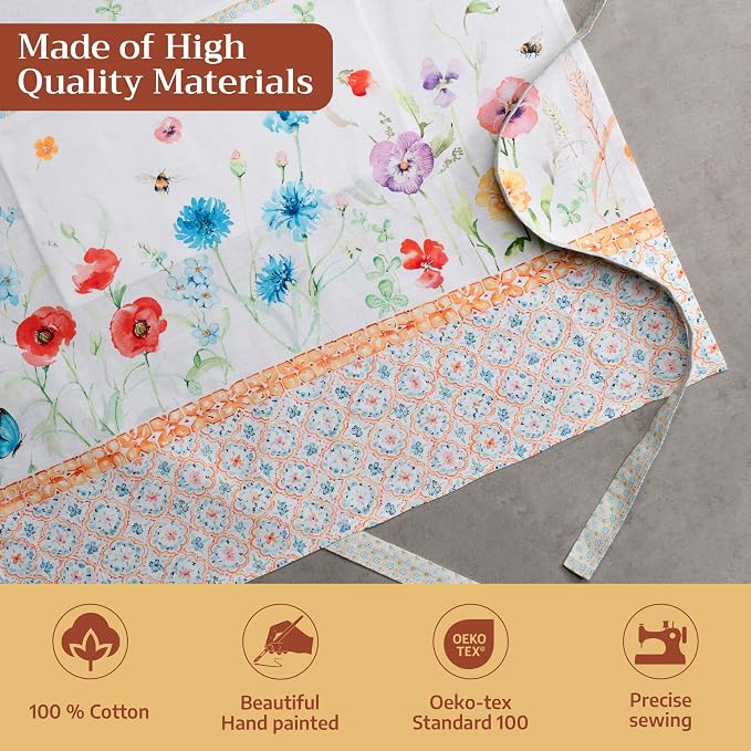 Maison d' Hermine 100% Cotton Apron for women with Pocket Kitchen Chef Apron for Men Cooking Mothers Day Gifts - Image 3