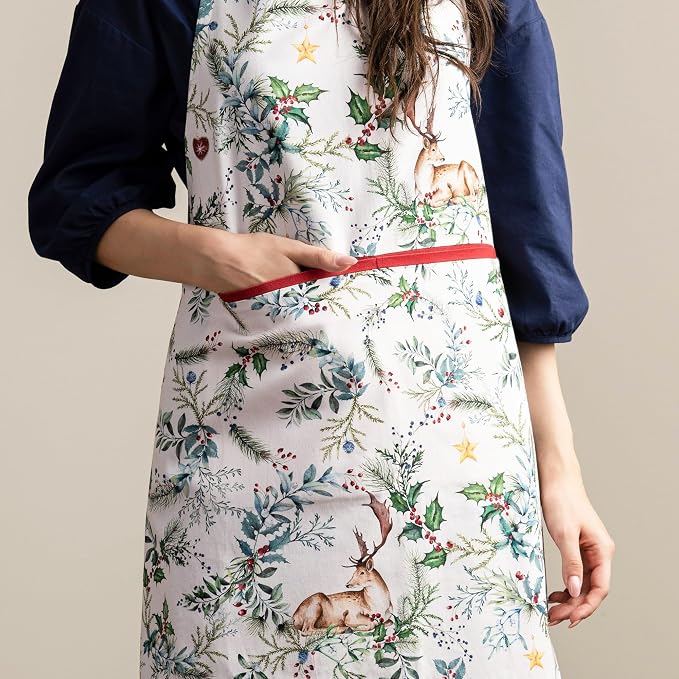 Maison d' Hermine 100% Cotton Apron for women with Pocket Kitchen Chef Apron for Men Cooking Mothers Day Gifts - Image 9