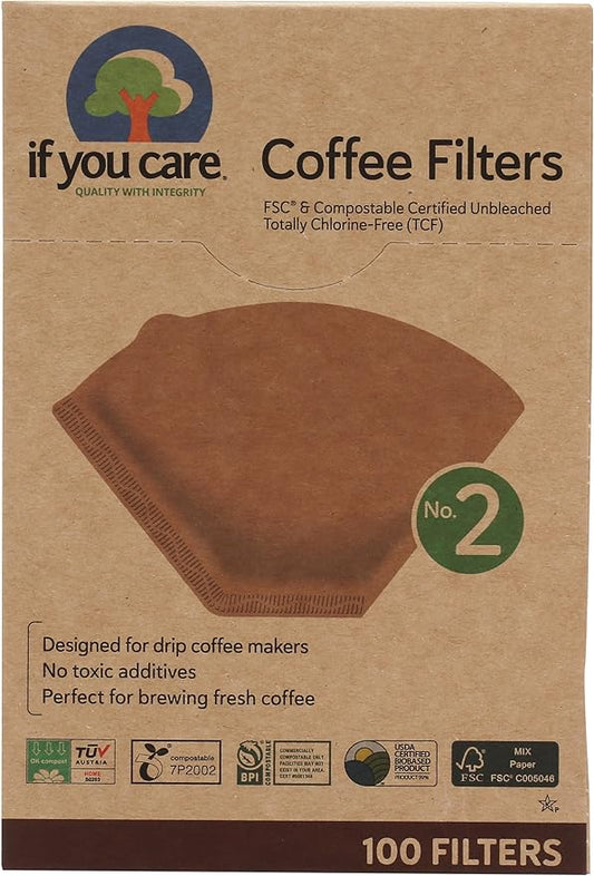 IF YOU CARE No. 2 Coffee Filters, 100 CT