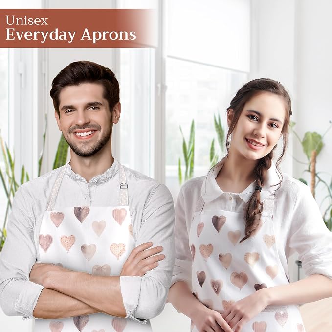 Maison d' Hermine 100% Cotton Apron for women with Pocket Kitchen Chef Apron for Men Cooking Mothers Day Gifts - Image 6