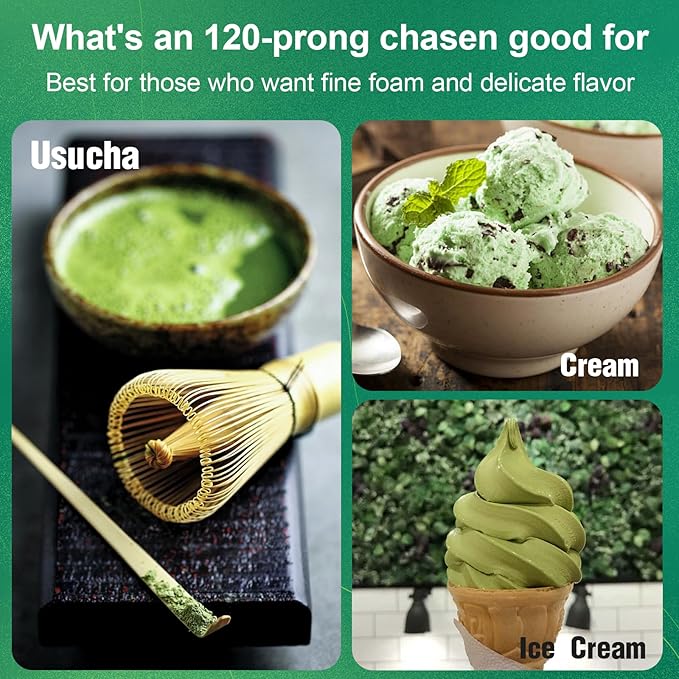 Matcha Whisk Set, Matcha Set, 6 Pieces, with Bamboo Whisk, Ceramic Bowl & Sifter Complete Matcha Powder Tea Includes Scoop & Spout Bowl, Traditional Japanese Tea Accessories for Home (set of 6 - B)