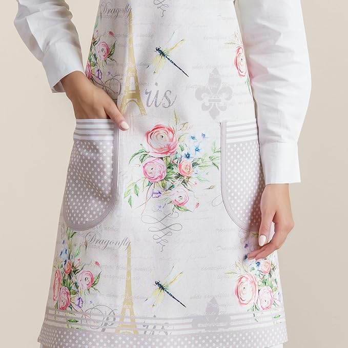 Maison d' Hermine 100% Cotton Apron for women with Pocket Kitchen Chef Apron for Men Cooking Mothers Day Gifts - Image 8