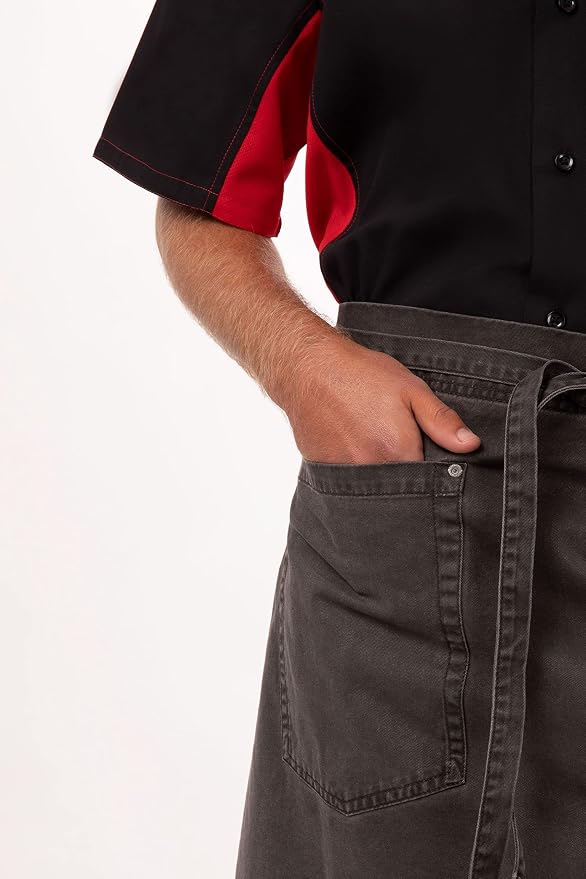 Chef Works Unisex Dorset Half Bistro Apron - Image 6