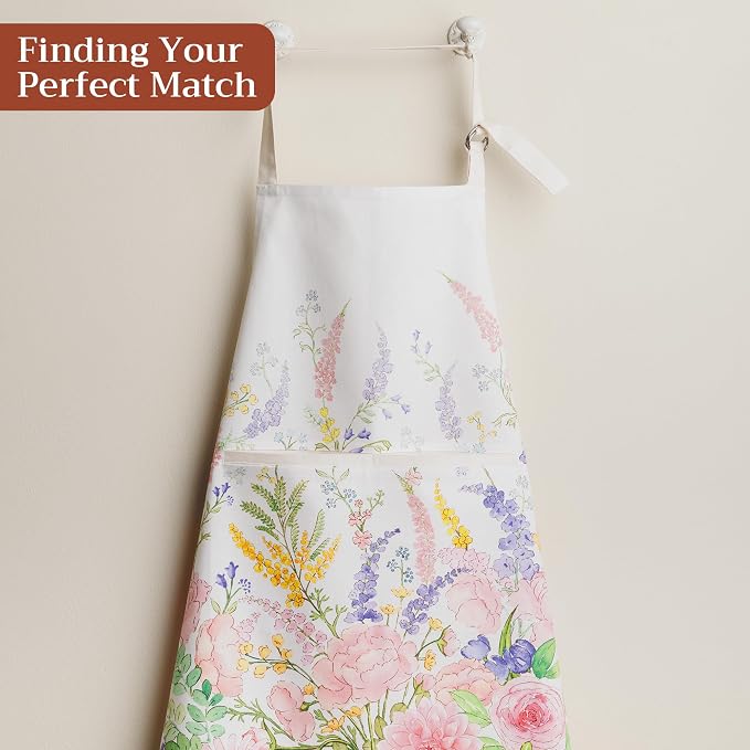 Maison d' Hermine 100% Cotton Apron for women with Pocket Kitchen Chef Apron for Men Cooking Mothers Day Gifts - Image 4
