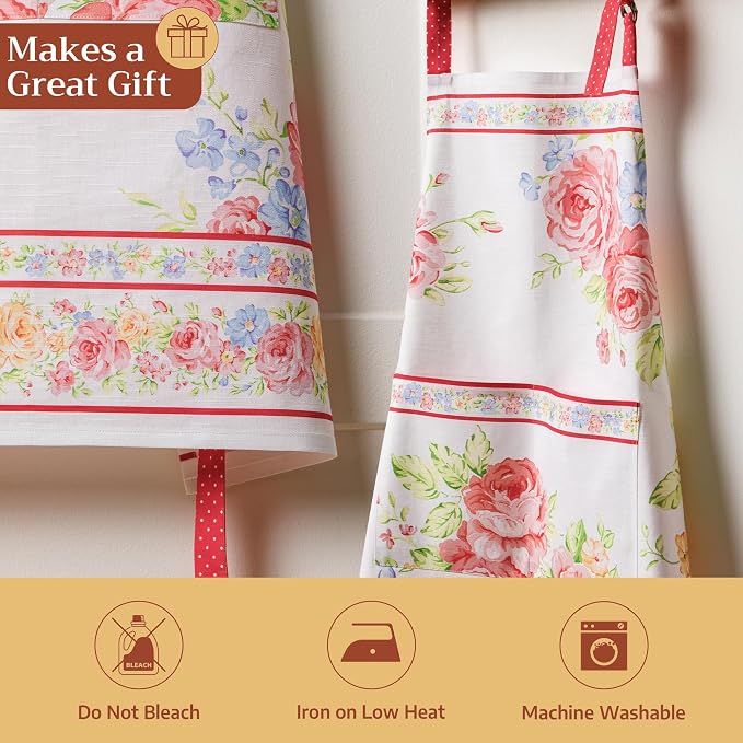 Maison d' Hermine 100% Cotton Apron for women with Pocket Kitchen Chef Apron for Men Cooking Mothers Day Gifts - Image 5