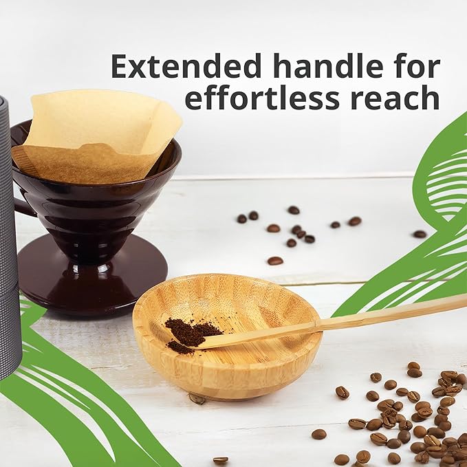 BlendWell Bamboo Matcha Scoops, Pack of 2, 1 Gram Chashaku Spoons for Measuring Matcha Tea Powder