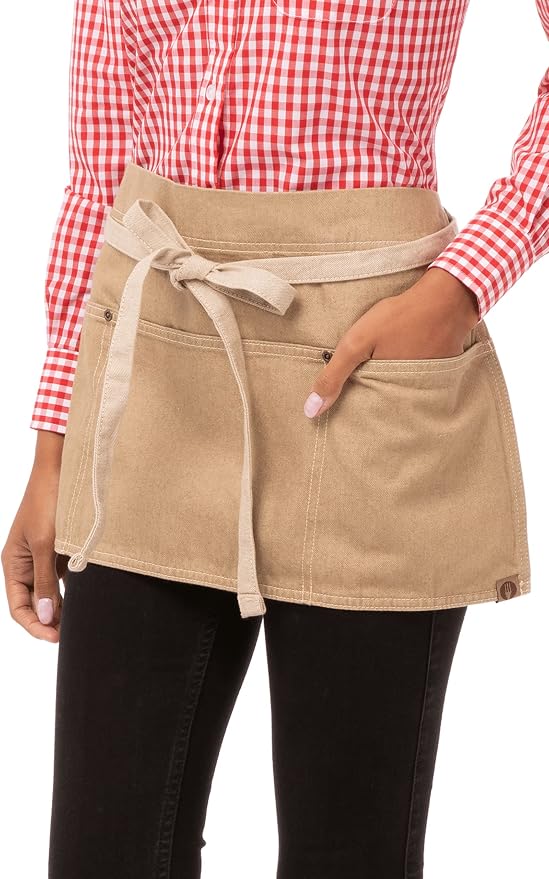 Chef Works Unisex Austin Waitress Apron - Image 4