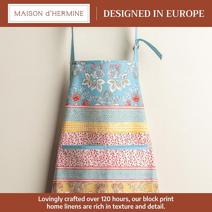 Maison d' Hermine 100% Cotton Apron for women with Pocket Kitchen Chef Apron for Men Cooking Mothers Day Gifts - Image 2