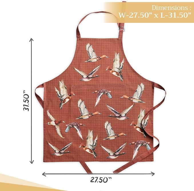 Maison d' Hermine 100% Cotton Apron for women with Pocket Kitchen Chef Apron for Men Cooking Mothers Day Gifts - Image 4