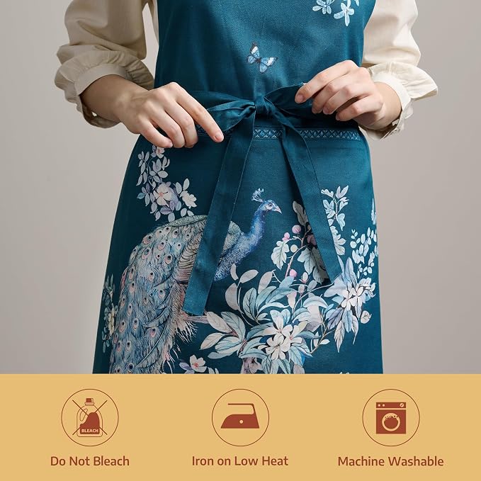 Maison d' Hermine 100% Cotton Apron for women with Pocket Kitchen Chef Apron for Men Cooking Mothers Day Gifts - Image 8