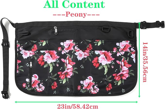 Barber Apron with 7 Pockets, Hair Stylist Apron for Men Women, Waterproof and Bleach-proof Hairdresser Bag for Cosmetology - Image 6