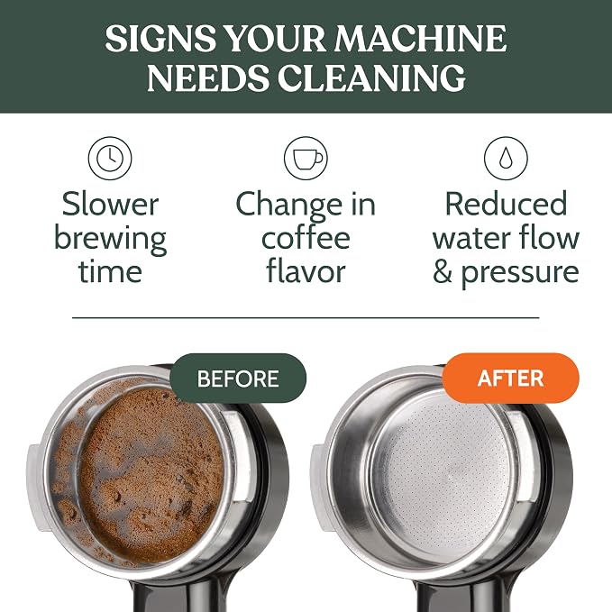 Roobi Professional Espresso Machine Cleaning Powder. Carbon Neutral Espresso Cleaner Powder. Up to 90 uses, 900gr. - Image 5