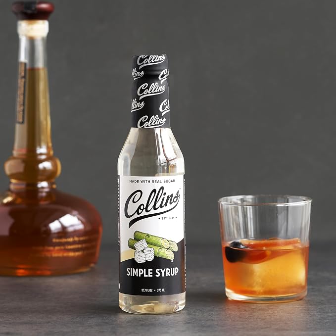 Collins Simple Syrup, Classic Simple Syrup, Soda Water Flavors for cocktails, Old Fashioned Syrup, 12.7 Ounces, Set of 1 - Image 6