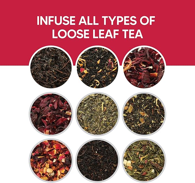 HIC Kitchen Tea Ball Infusers, 18/8 Stainless Steel, Set of 4, For Loose Leaf Tea and Mulling Spices