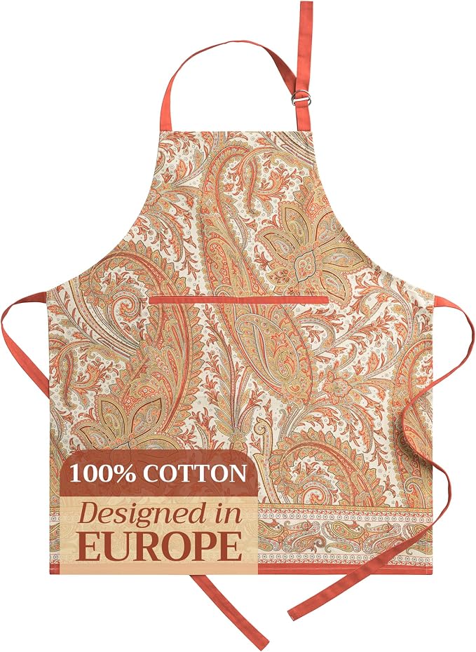 Maison d' Hermine 100% Cotton Apron for women with Pocket Kitchen Chef Apron for Men Cooking Mothers Day Gifts by MaisondHermine