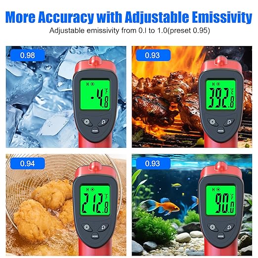 Infrared Thermometer (-58℉～1022℉(-50℃～550℃))