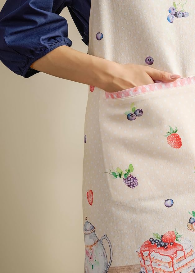 Maison d' Hermine 100% Cotton Apron for women with Pocket Kitchen Chef Apron for Men Cooking Mothers Day Gifts - Image 7