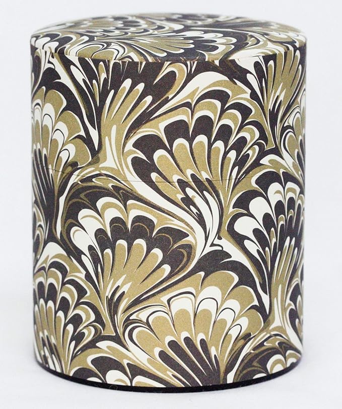 Tea Tin Canister: Florence Collection Wide 7oz (200g) TSC-053, Japan
