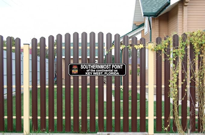 Southernmost Point Key West Florida Sign - Vintage Metal Wall Art - 16x4 Inch Beach Decor for Home, Bar or Coastal Cottage - Image 4