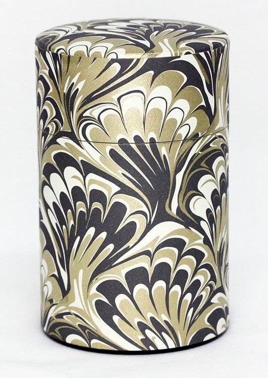 Tea Tin Canister: Florence Collection Long 3.5oz (100g) TSC-053, Japan