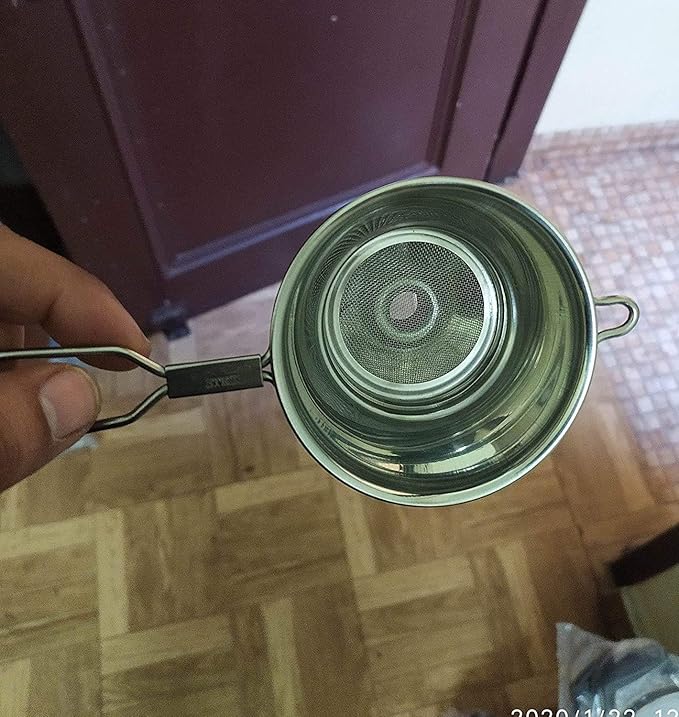 Stainless Steel Pouring Funnel Oil Bottle Strainer Jam Filter for Kitchen,Baby Feeding Bottle Strainer,1 Piece