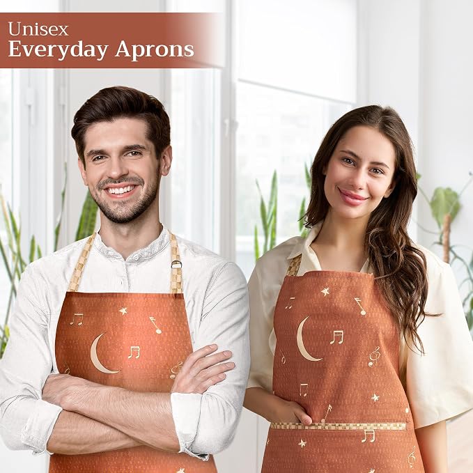 Maison d' Hermine 100% Cotton Apron for women with Pocket Kitchen Chef Apron for Men Cooking Mothers Day Gifts - Image 6