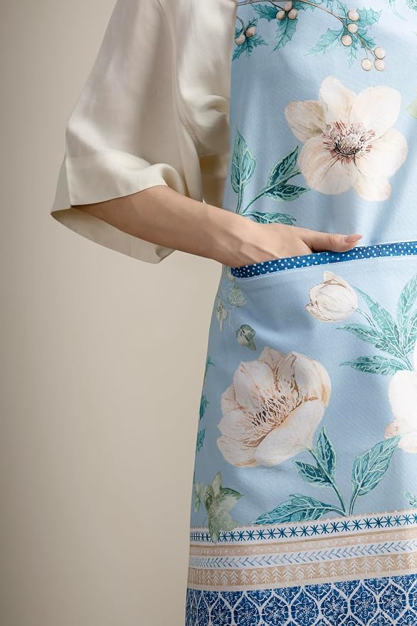 Maison d' Hermine 100% Cotton Apron for women with Pocket Kitchen Chef Apron for Men Cooking Mothers Day Gifts - Image 7