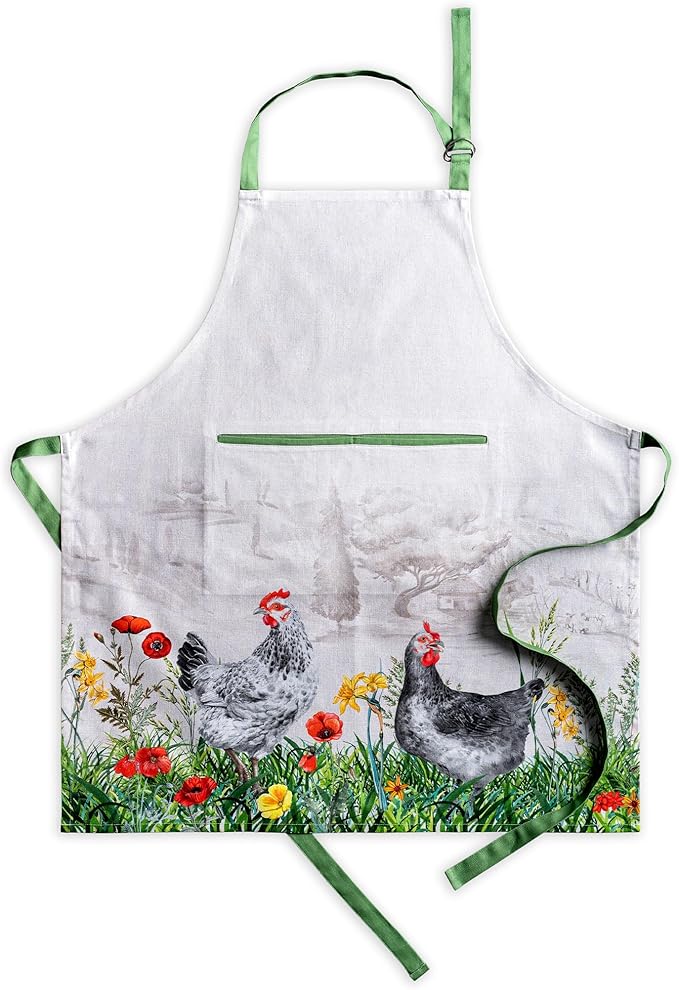 Maison d' Hermine 100% Cotton Apron for women with Pocket Kitchen Chef Apron for Men Cooking Mothers Day Gifts by MaisondHermine