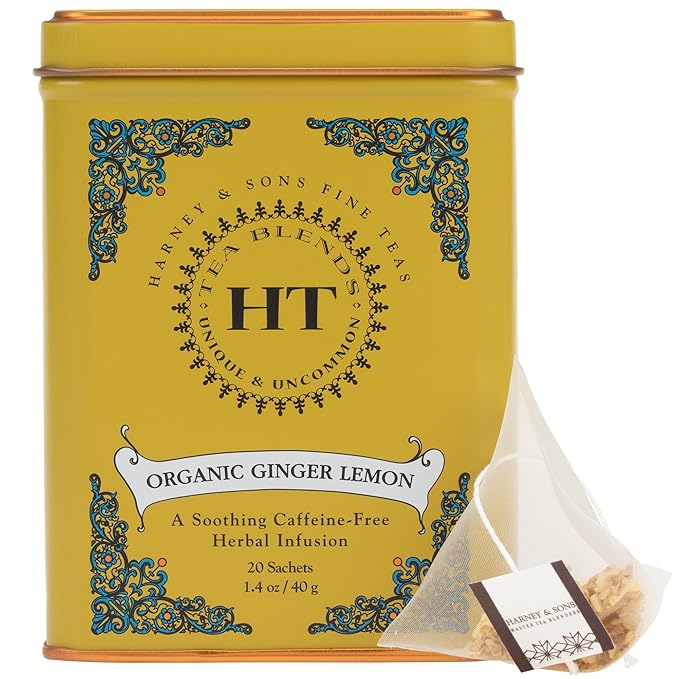 Harney & Sons Organic Ginger Lemon Tea, 20 Count