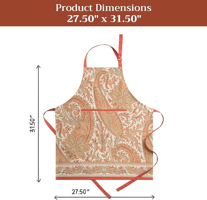 Maison d' Hermine 100% Cotton Apron for women with Pocket Kitchen Chef Apron for Men Cooking Mothers Day Gifts - Image 7