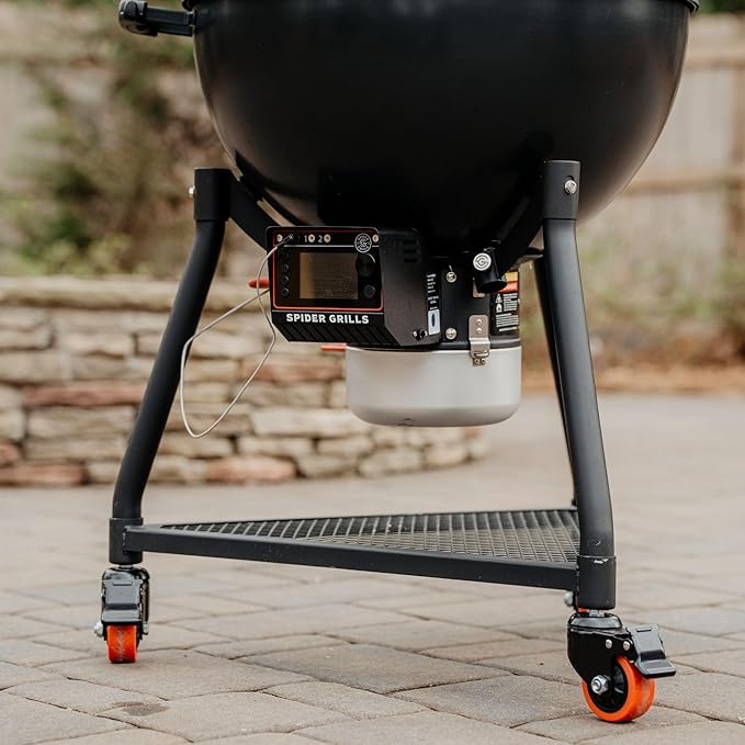 Spider Grills Venom Fan-Powered Temperature Controller with Wi-Fi and App Control for Weber Kettle Grills