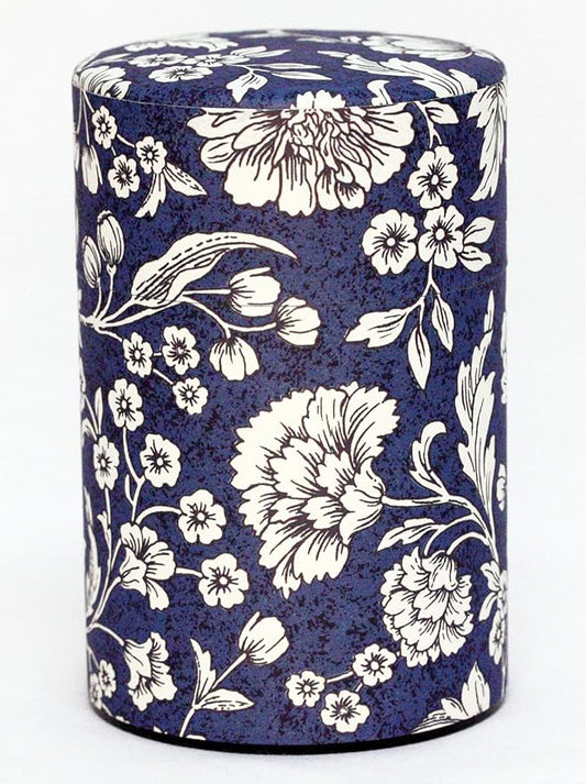 Tea Tin Canister: Florence Collection Long 5.3oz (150g) TSC-027, Japan