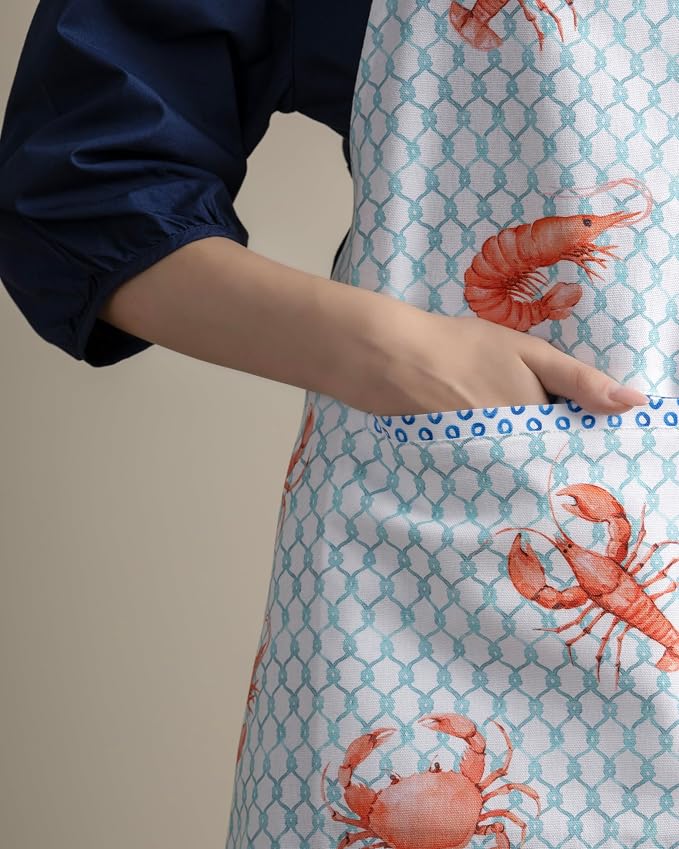 Maison d' Hermine 100% Cotton Apron for women with Pocket Kitchen Chef Apron for Men Cooking Mothers Day Gifts - Image 9