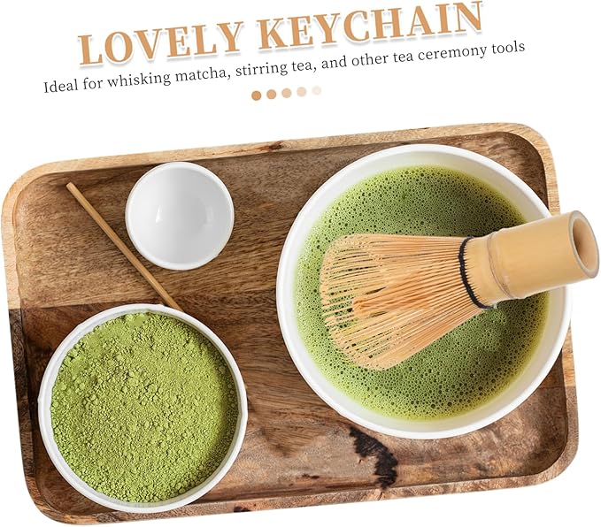 Luxshiny 80pieces Matcha Bamboo Whisk Traditional Japanese Tea Tool for Authentic Matcha Preparation Reusable and Easy to Clean Whisk for Tea Ceremonies