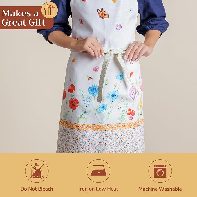 Maison d' Hermine 100% Cotton Apron for women with Pocket Kitchen Chef Apron for Men Cooking Mothers Day Gifts - Image 5