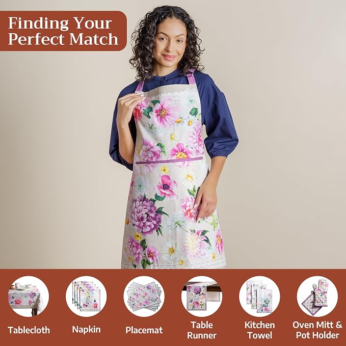 Maison d' Hermine 100% Cotton Apron for women with Pocket Kitchen Chef Apron for Men Cooking Mothers Day Gifts - Image 4