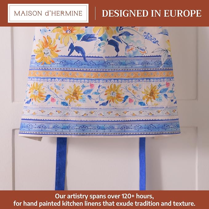 Maison d' Hermine 100% Cotton Apron for women with Pocket Kitchen Chef Apron for Men Cooking Mothers Day Gifts - Image 2